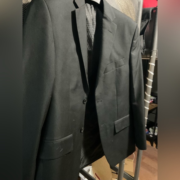 Haggar Black Suit Jacket 38S - Picture 4 of 4